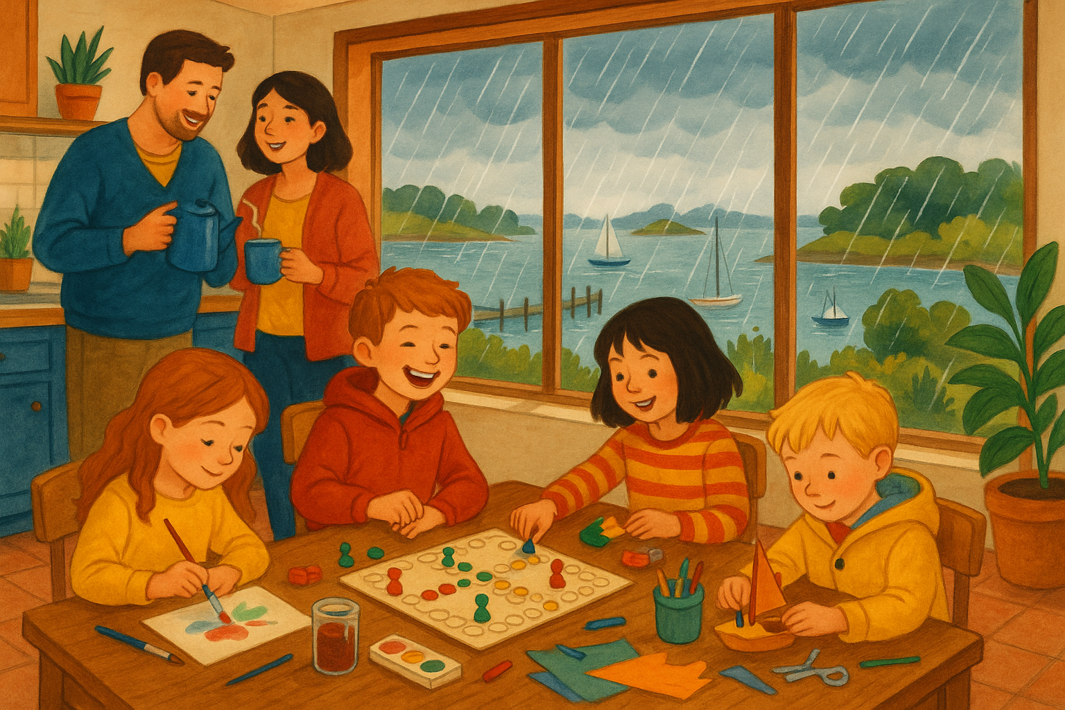 découvrez les meilleures activités à faire en famille dans le golfe du morbihan quand il pleut. amusez-vous avec vos enfants grâce à des idées adaptées pour profiter pleinement malgré la météo.