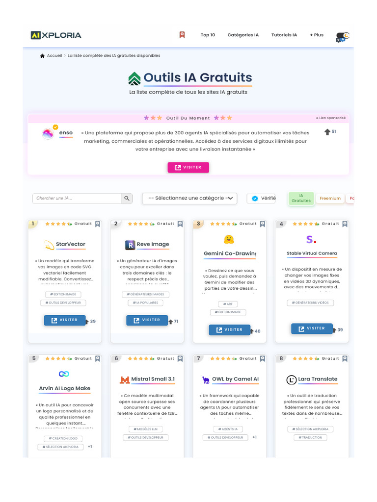 découvrez une sélection des meilleurs outils ia gratuits pour booster votre productivité, automatiser vos tâches et faciliter votre quotidien grâce à l’intelligence artificielle.