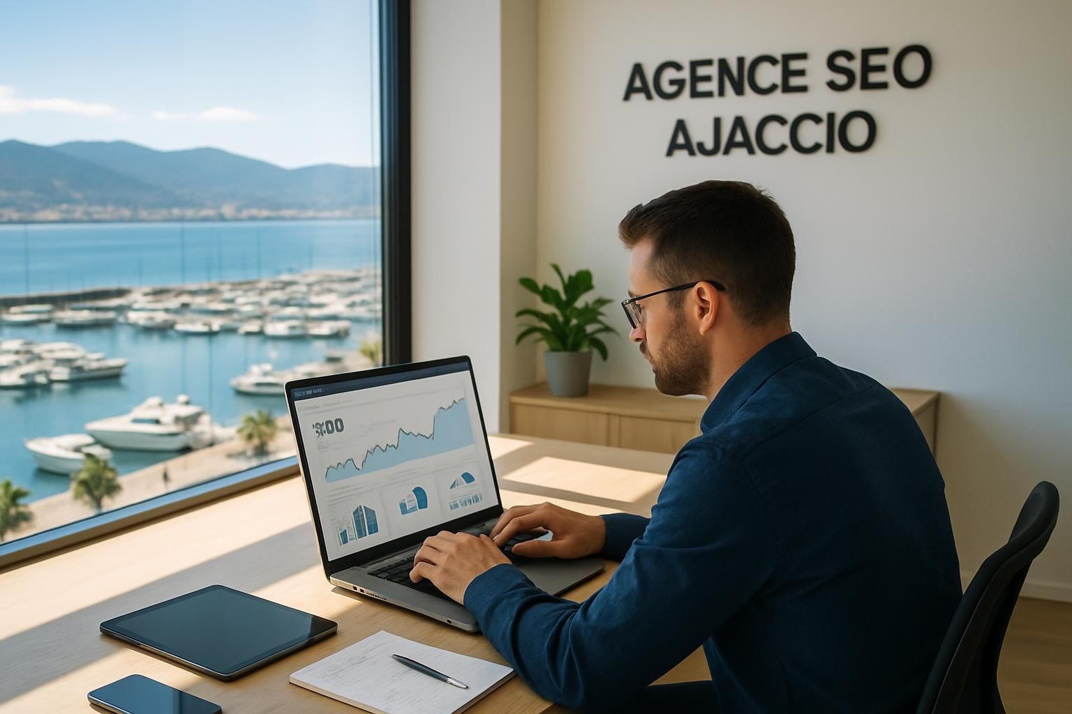 Agence SEO à Ajaccio spécialisée dans l'optimisation de votre visibilité locale. Boostez votre présence en ligne et attirez plus de clients grâce à nos stratégies personnalisées.