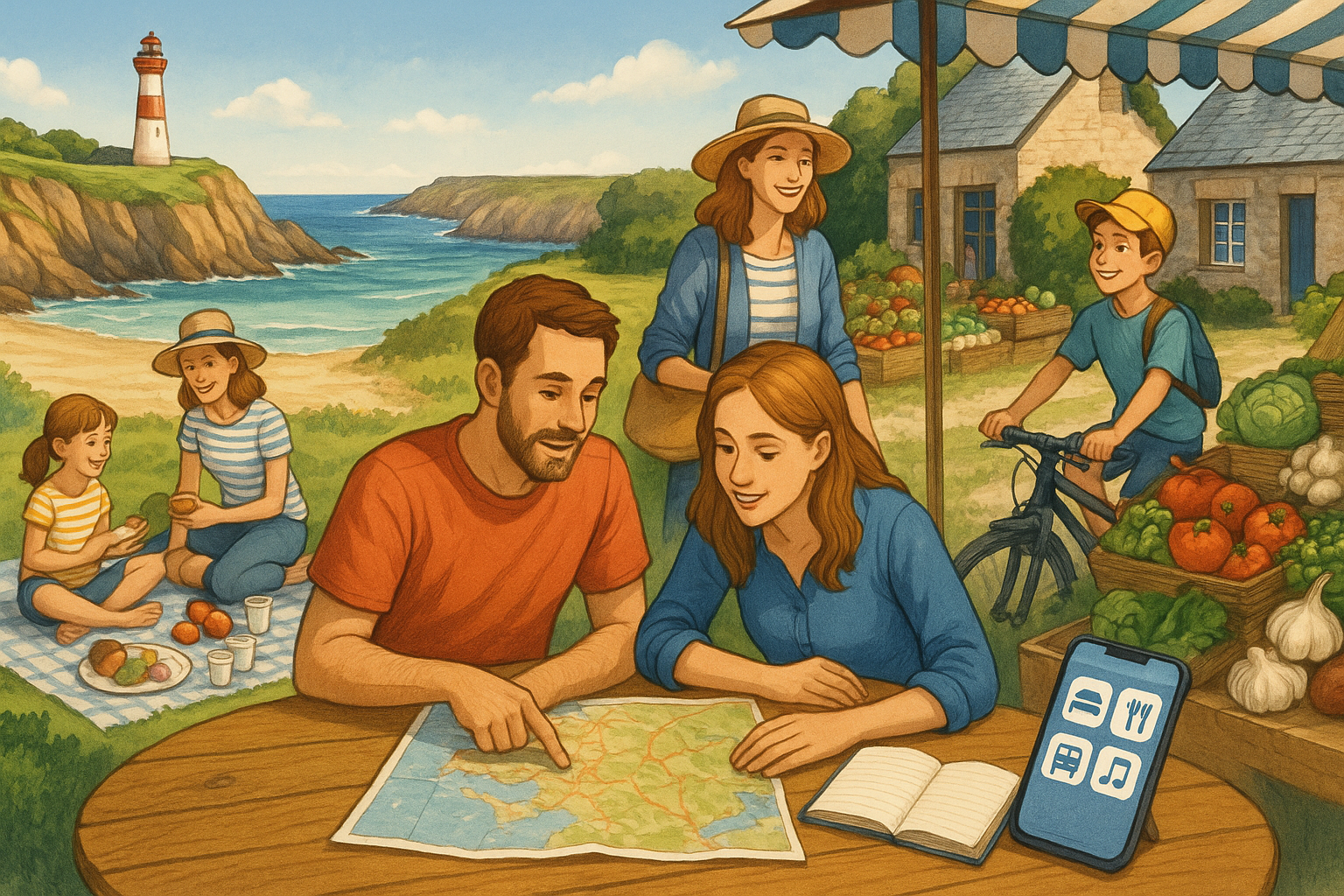 découvrez un budget détaillé pour organiser une semaine de vacances en famille en bretagne, avec toutes les dépenses prévues pour un séjour réussi et sans stress.