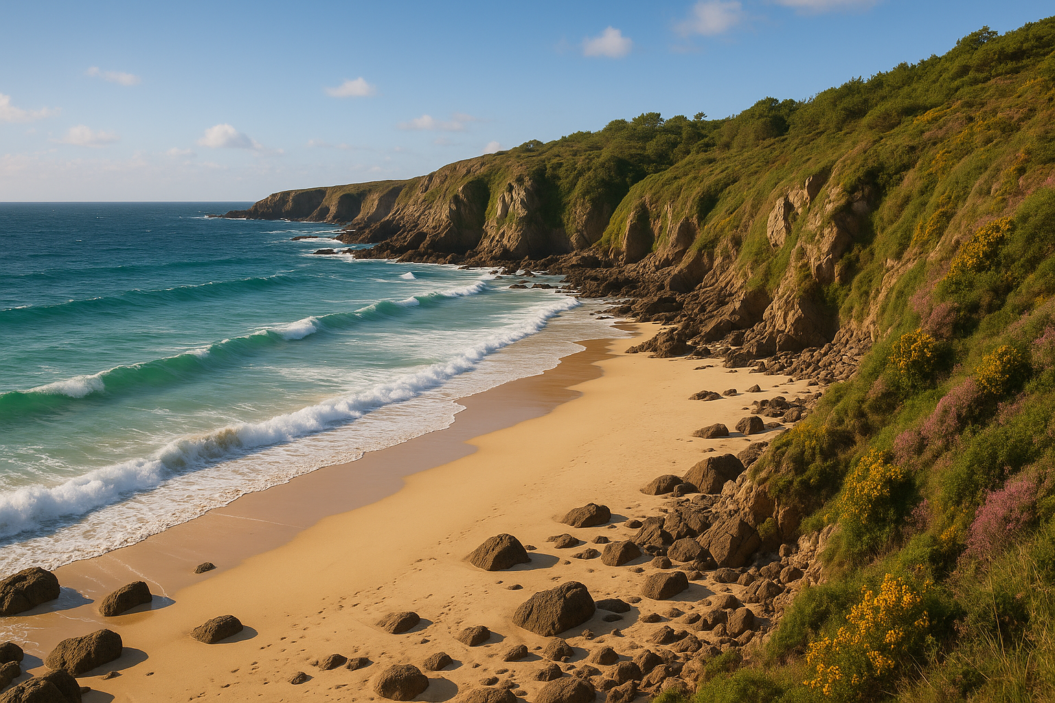 découvrez les plages sauvages et peu fréquentées du finistère, des lieux préservés où nature et tranquillité règnent pour des moments d'évasion uniques.